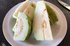 Fresh cut guava pieces! Delicious!
