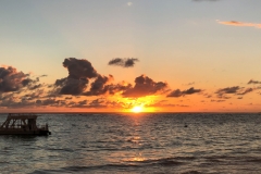 Sunrise on the day we leave!