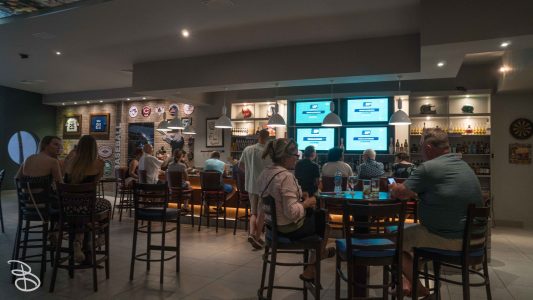 The sports bar on the resort that we would often frequent. The sports bar on the resort that we would often frequent.