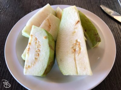Fresh cut guava pieces! Delicious! Fresh cut guava pieces! Delicious!