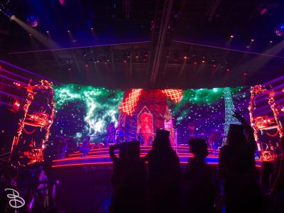 Inside Coco Bongo during one of the shows. This was was Moulin Rouge. Inside Coco Bongo during one of the shows.